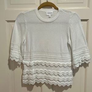 Who What Wear White Sweater